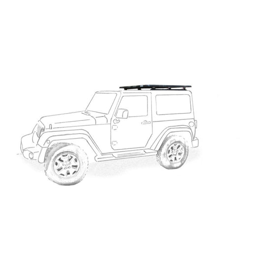 EEZI AWN ROOFRACK for Jeep JK 3 door 1400W x 1400L