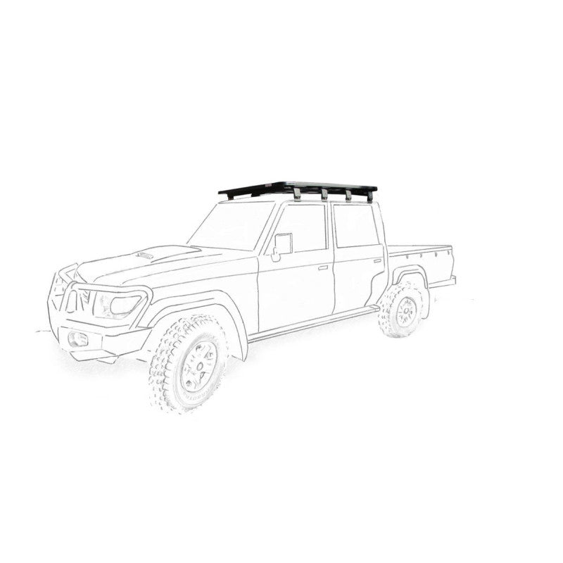 EEZI AWN ROOFRACK for Land Cruiser 79 Double cab 1400W x 1600L