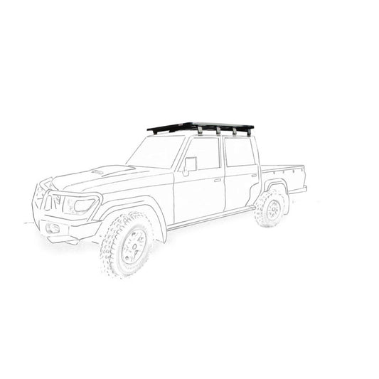 EEZI AWN ROOFRACK for Land Cruiser 79 Double cab 1400W x 1600L
