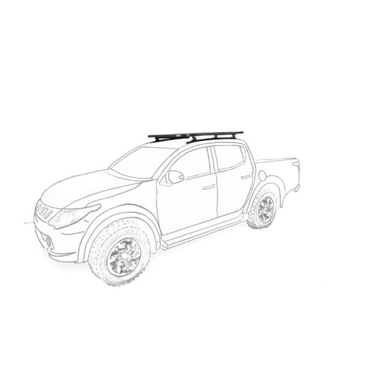 EEZI AWN ROOFRACK for Mitsubishi Triton double cab 1250W x 1400L