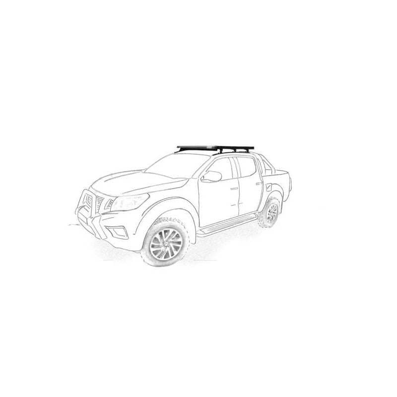 EEZI AWN ROOFRACK for Nissan Navara double cab 1250W x 1400L