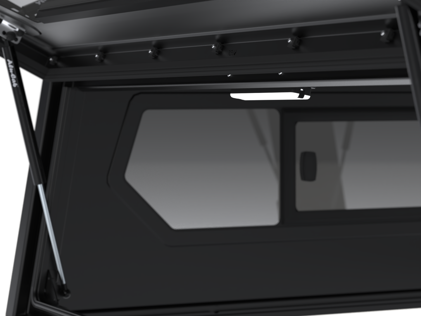 CONTOUR CANOPY - JEEP GLADIATOR - DC - BLACK - SIDE WINDOWS INCL