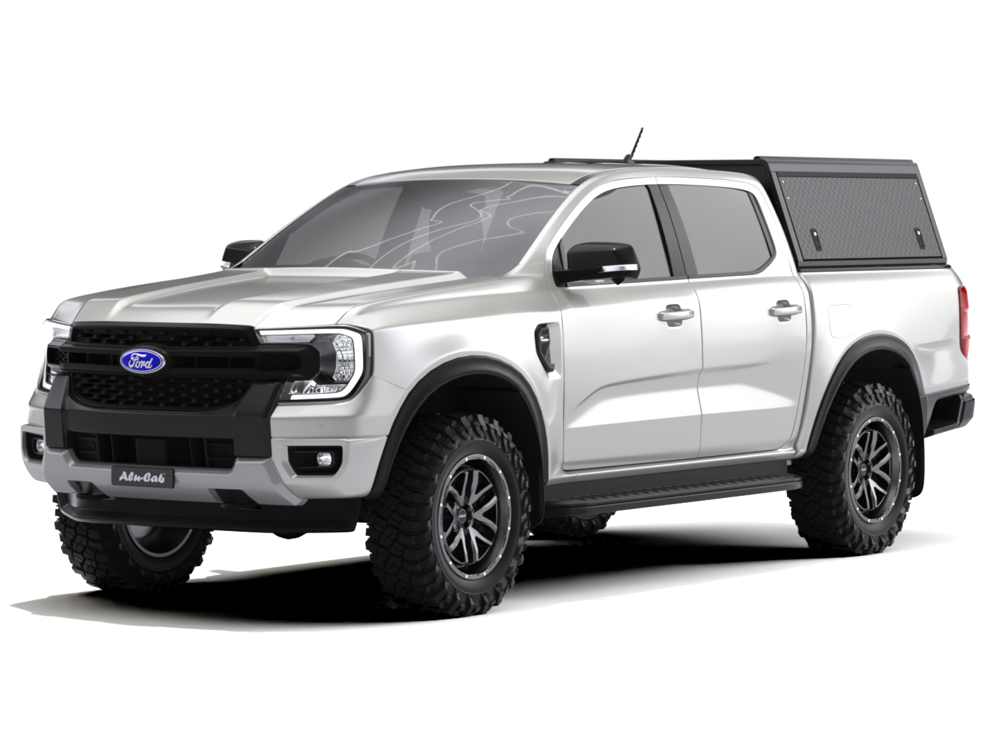 FORD RANGER DC 2022 EXPLORER GUARD - BLACK TREAD FRD - ZERO WINDOWS