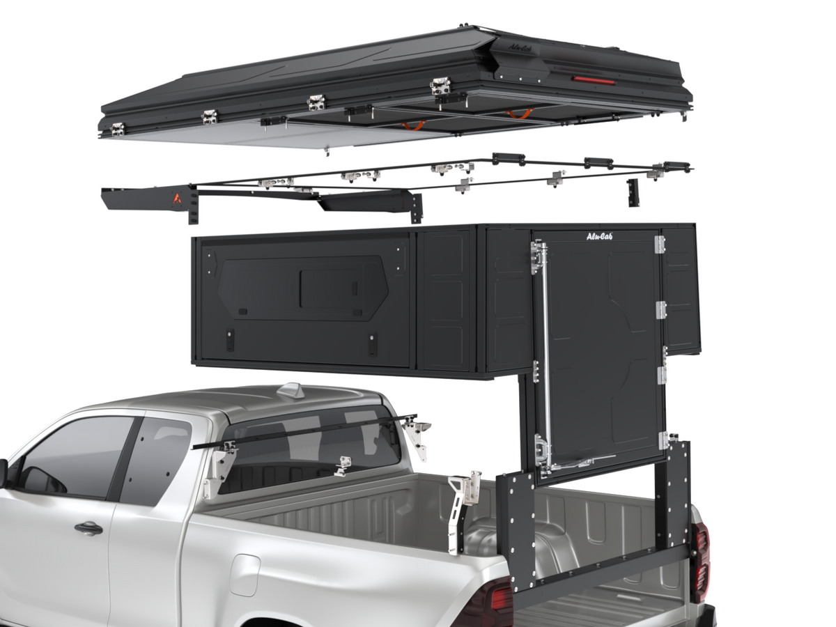 MODCAP KIT - FORD RANGER 2022+ XC - FAMILY TENT (4) - SIDE WINDOWS INCL
