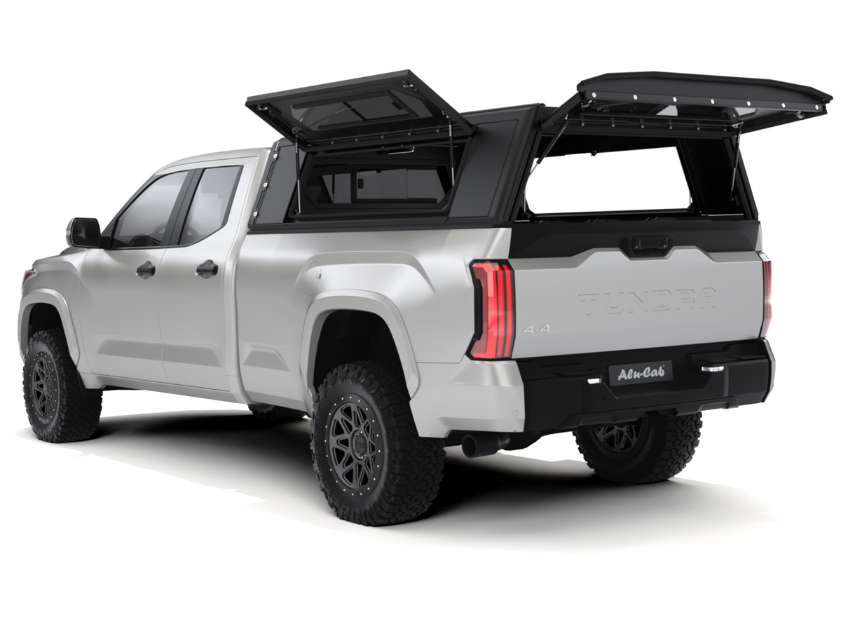 CONTOUR CANOPY - TUNDRA 2022+ - FSL - BLACK - SIDE WINDOWS INCL