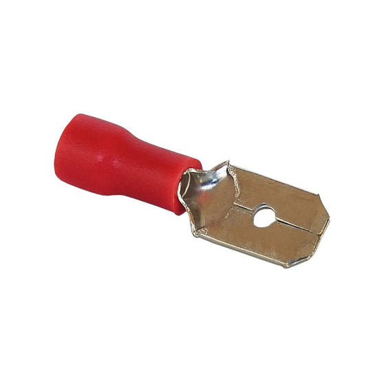 Insulated Male Spade Terminal -RED each