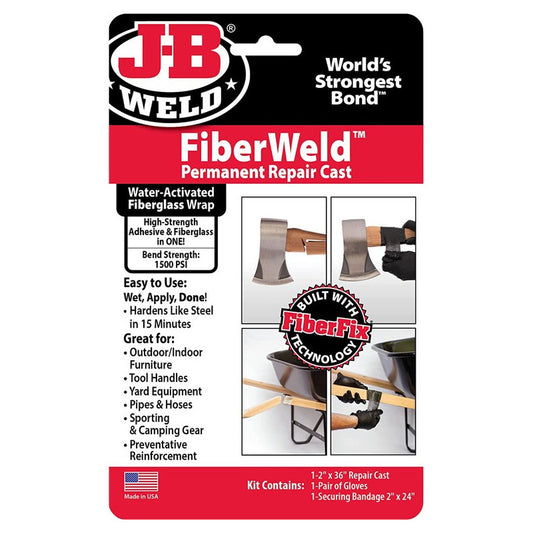 JB Fiberweld Permanent Repair Cast- 2" x 36"