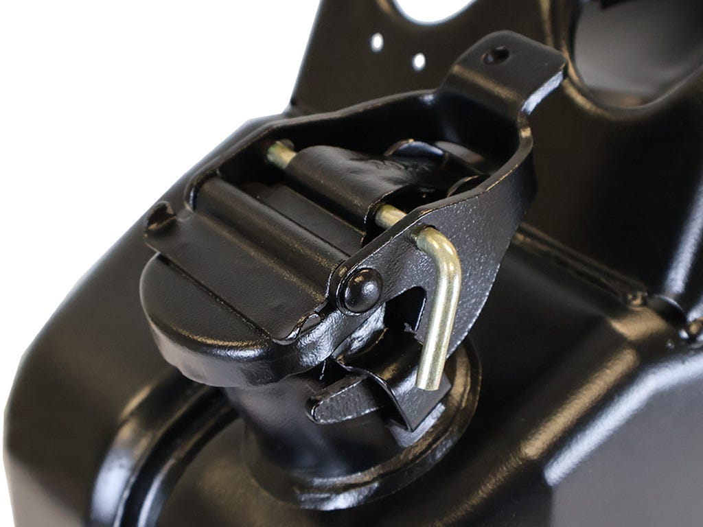 20l Fuel Jerry Can - Black Steel Finish