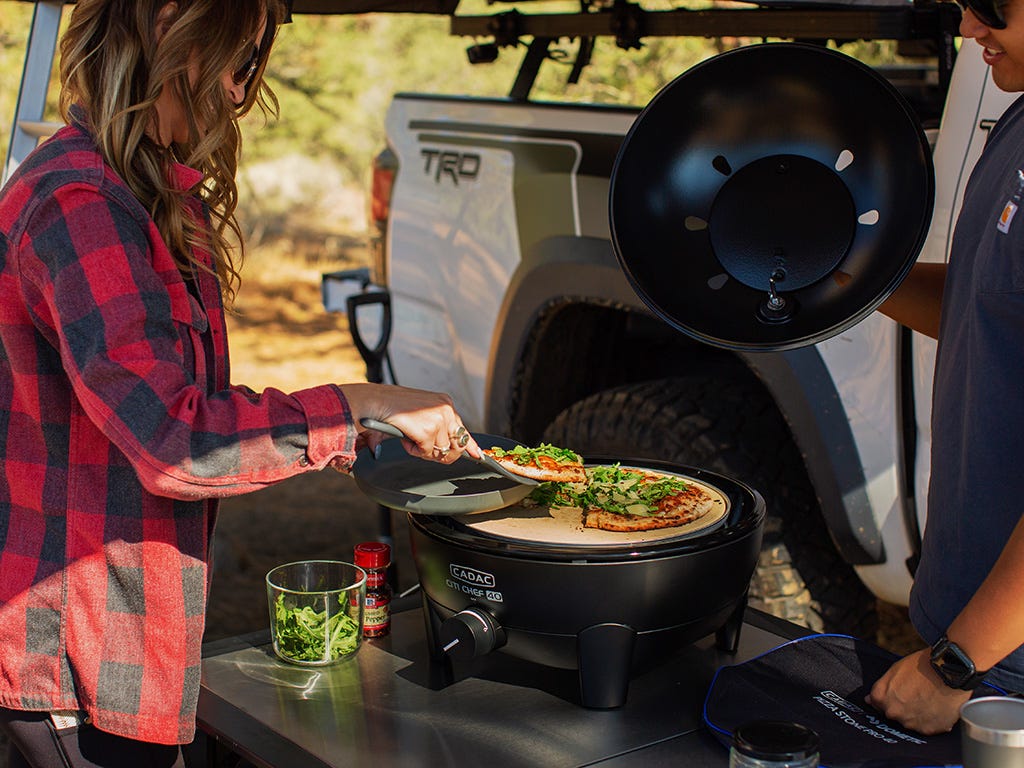 Citi Chef 40/ Black/ Portable 4 Piece/ Gas Barbeque/ Camp Cooker