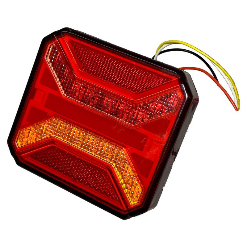 LED Tail Light Combo Square. Brake/Park and Indicator function