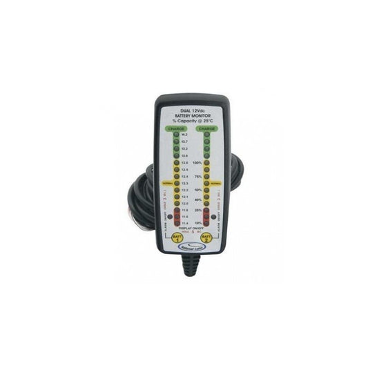 National Luna Dual Battery Monitors with alarm