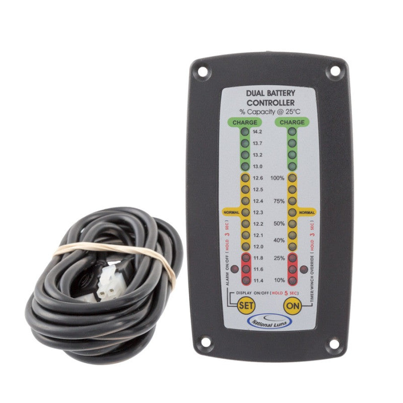 National Luna Recessed Dual Battery controller with alarm