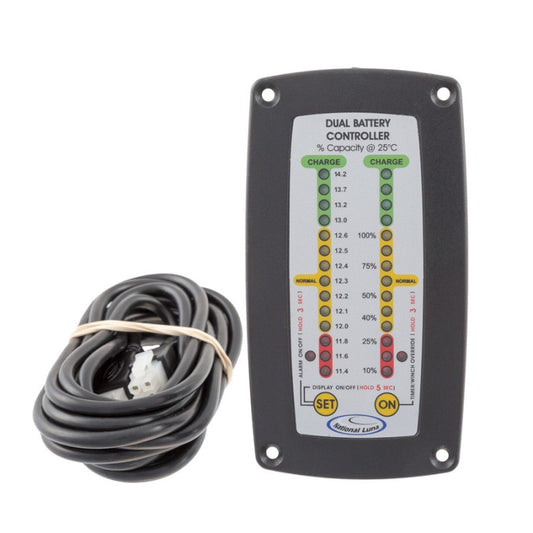 National Luna Recessed Dual Battery controller with alarm