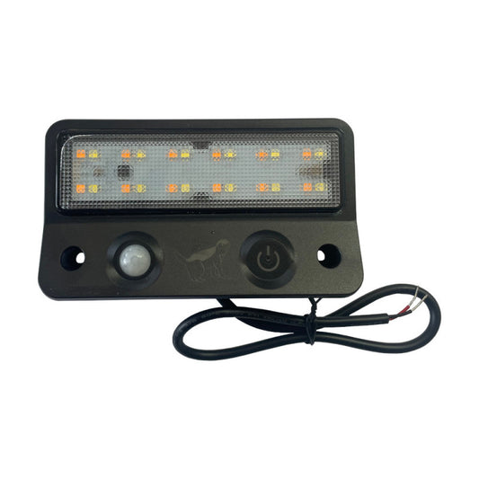 Outer Light with Motion Sensor and Touch Switch - Black