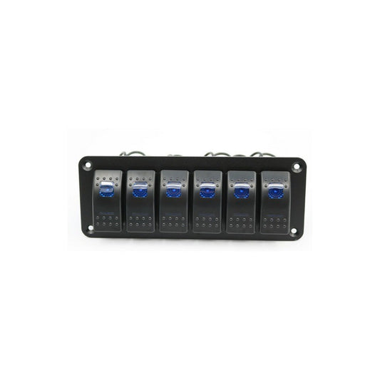 Panel With 6 Rocker Switches