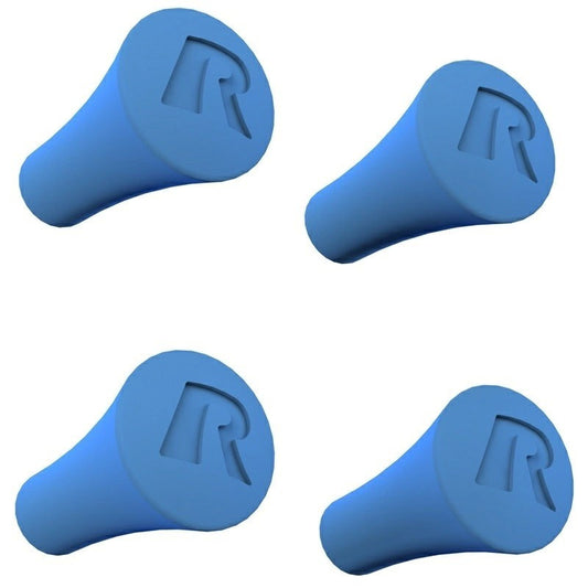 RAM® X-Grip® Rubber Cap 4-Pack Replacement - BLUE