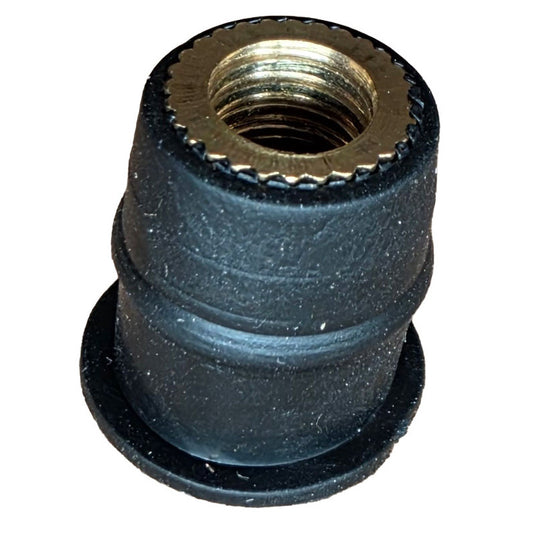 Rubber Well nut M6 - 10 Pack