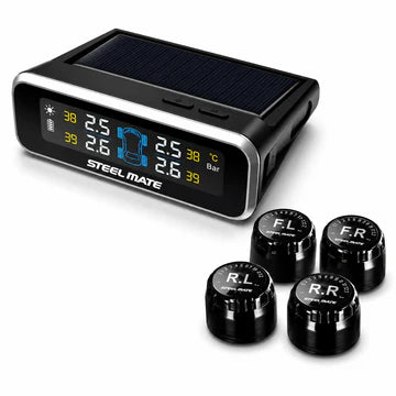 Steelmate External TP-S9 Solar Powered TPMS External Sensor 4 Way