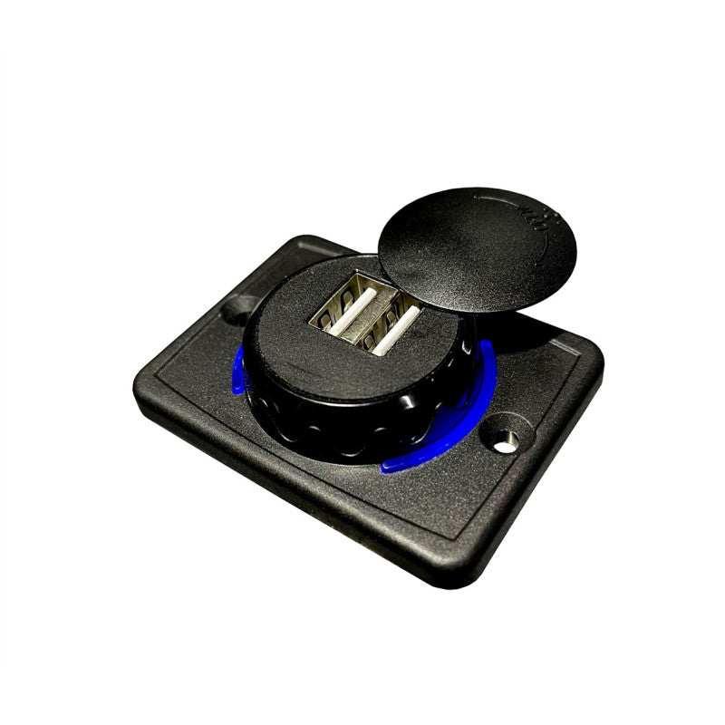 USB Charger - Surface Mount - Dual Port - 1x 2.1A and 1x 3.1A