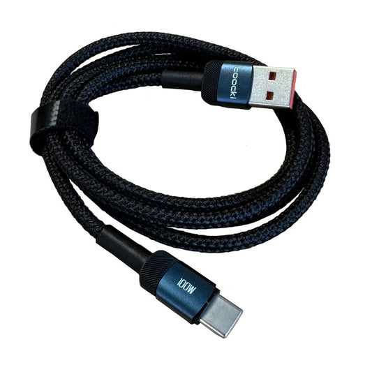 USB Quick Charging Cable - 100 Watt - Type A to C Blue