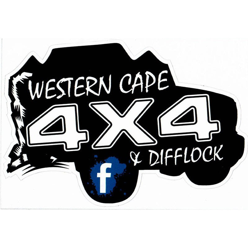 Western Cape 4x4 and Difflock Sticker