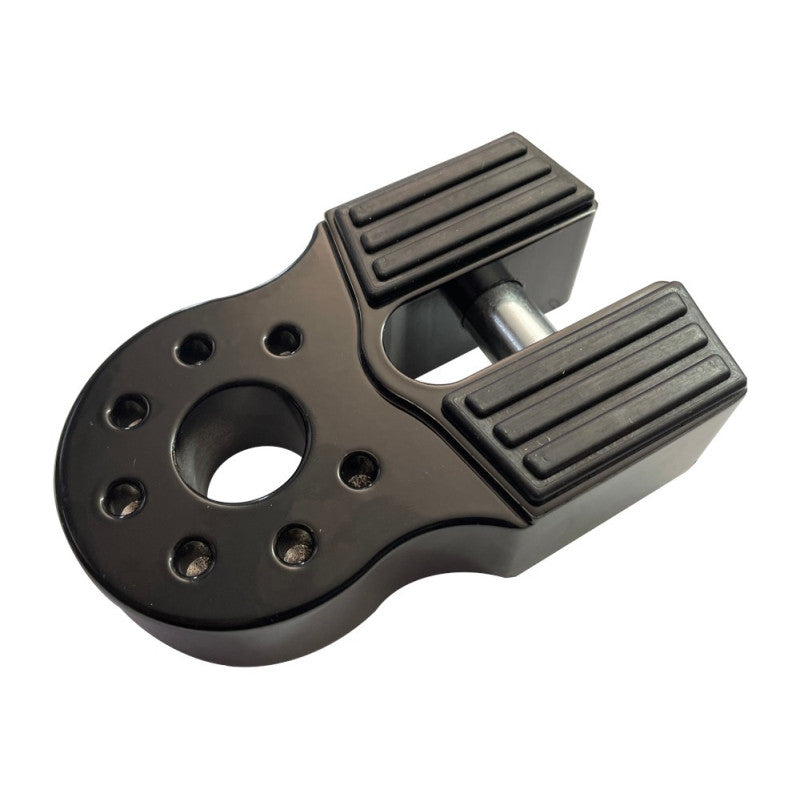 Winch Flat Faced Hook Mount 12 Ton - BLACK