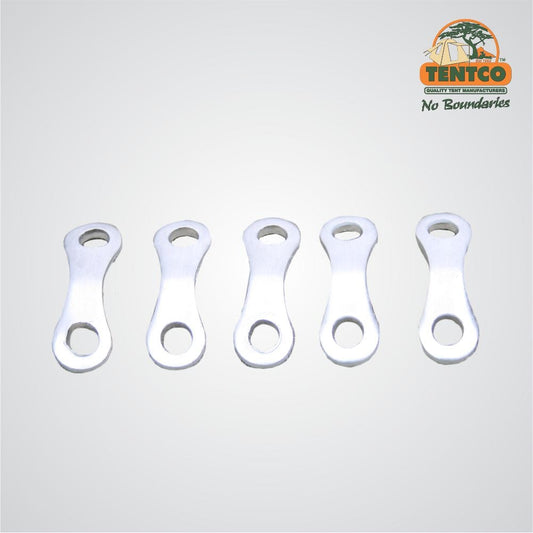 Rope Slider Aluminium [5PC] [3-5mm rope]- TENTCO TC040