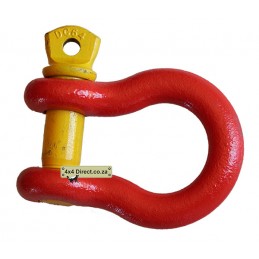 Bow Shackle 4.75 Ton-RED Gun Kote AFFI - BOWSHACK-RED-4-75T
