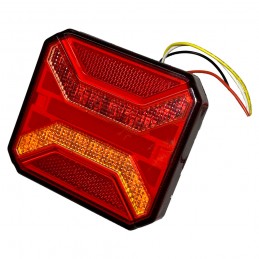 LED Tail Light Combo Square. Brake/Park and Indicator function
