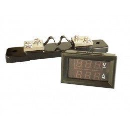 Volt and Amp Meter with Shunt - 100 AMP - Affipadaf